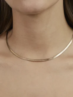s.Oliver Damen Halskette - Sleek in roségold