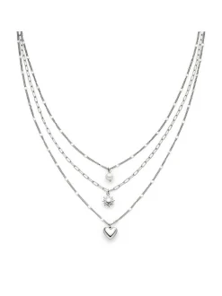 s.Oliver Damen Halskette - Summer Charms in silber