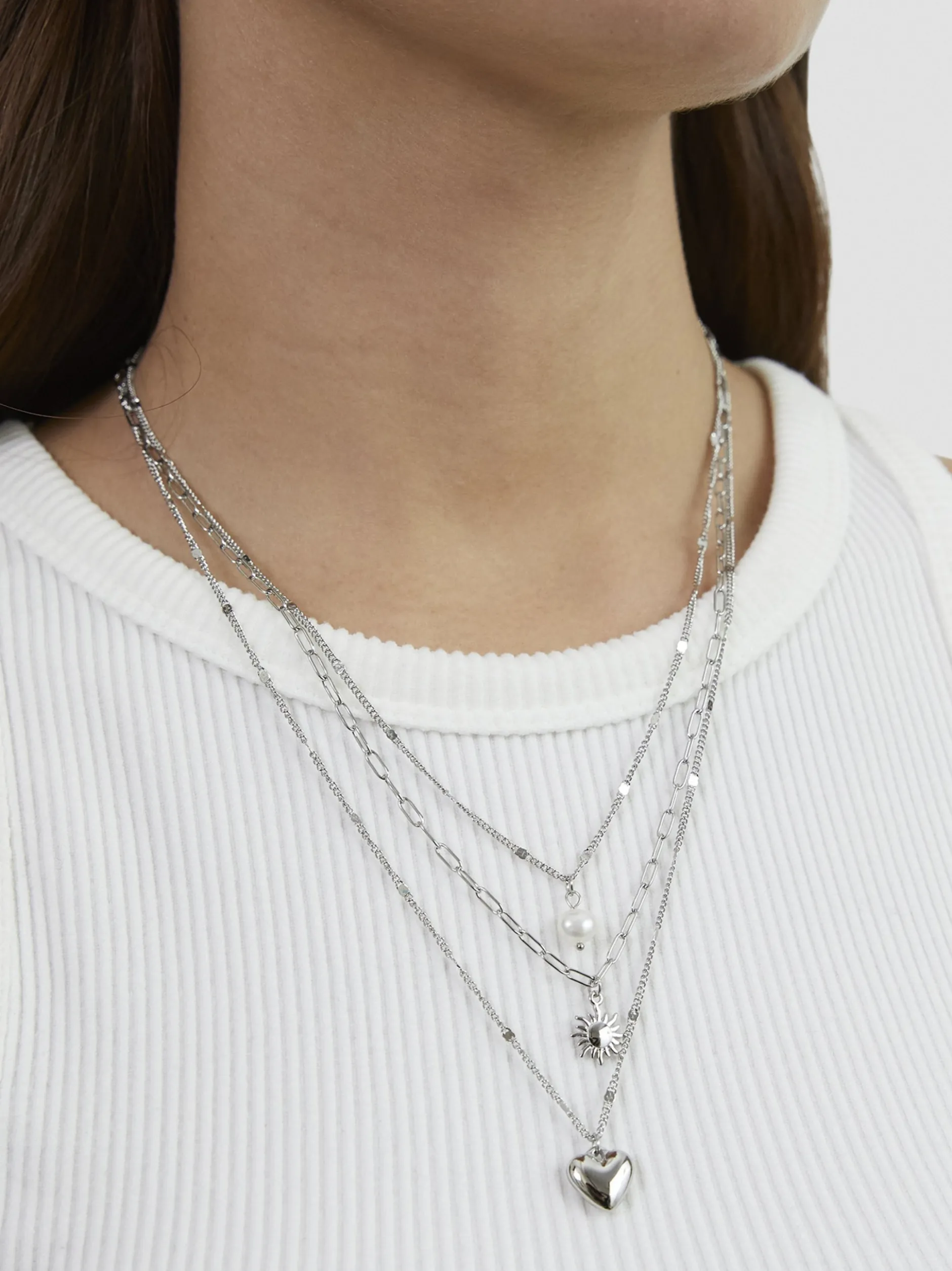 s.Oliver Damen Halskette - Summer Charms in silber