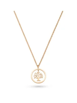 s.Oliver Damen Halskette - Tree of Life in roségold