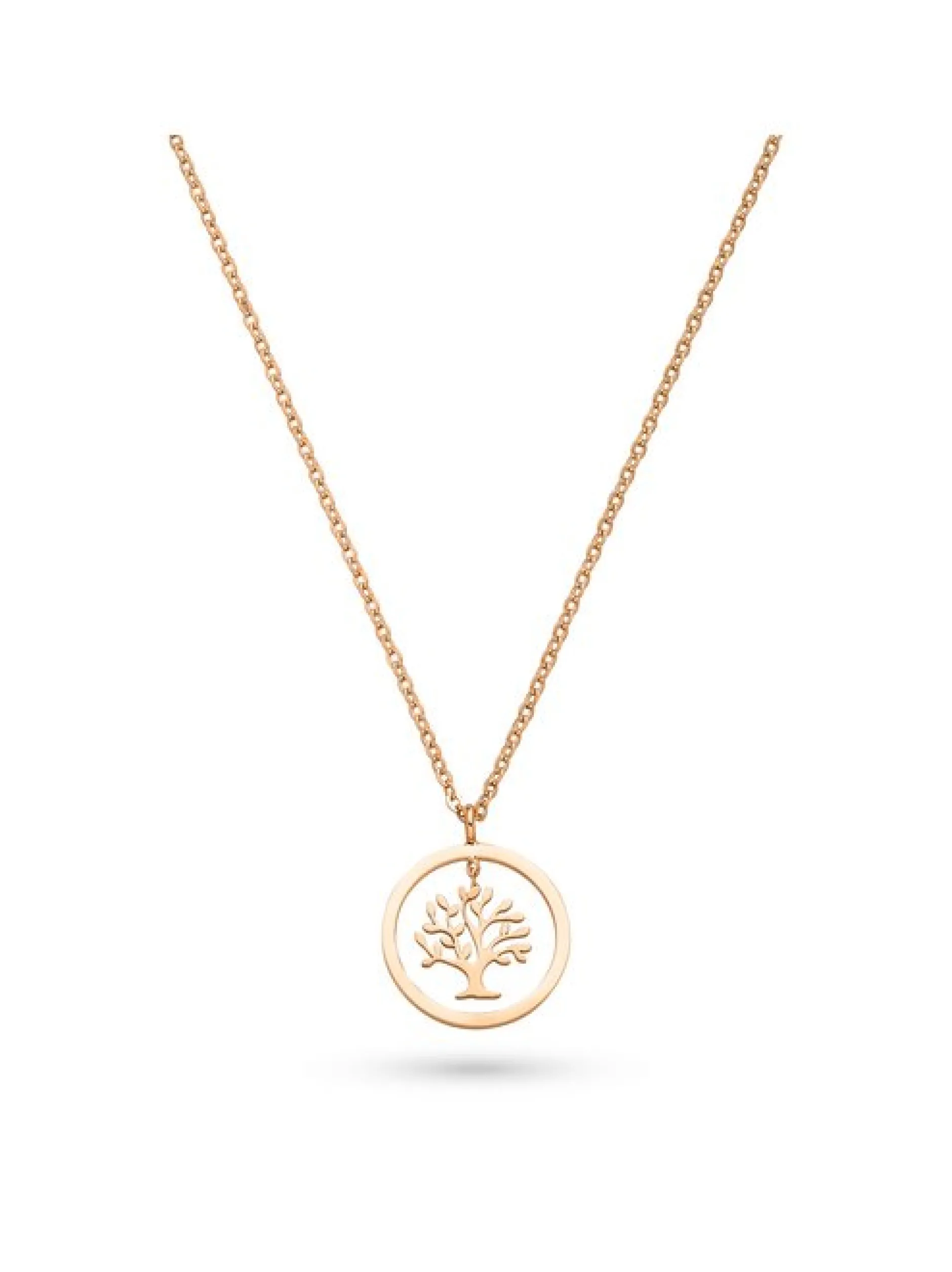 s.Oliver Damen Halskette - Tree of Life in roségold