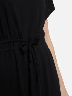 s.Oliver Damen Jerseykleid in schwarz - Länge: mittel