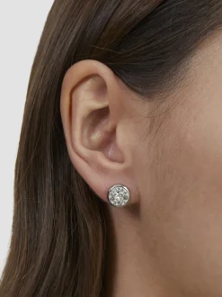s.Oliver Damen Ohrstecker - Crystal Rock in silber