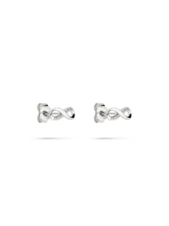 s.Oliver Damen Ohrstecker - Infinity in silber