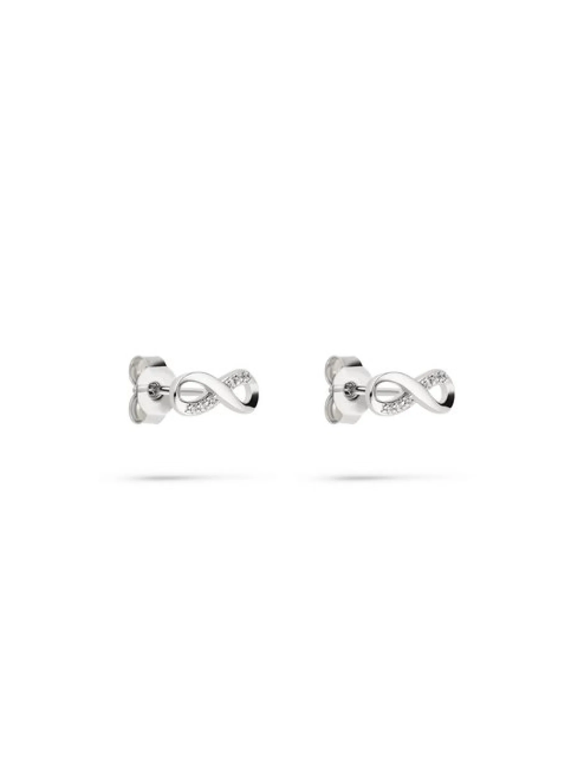 s.Oliver Damen Ohrstecker - Infinity in silber