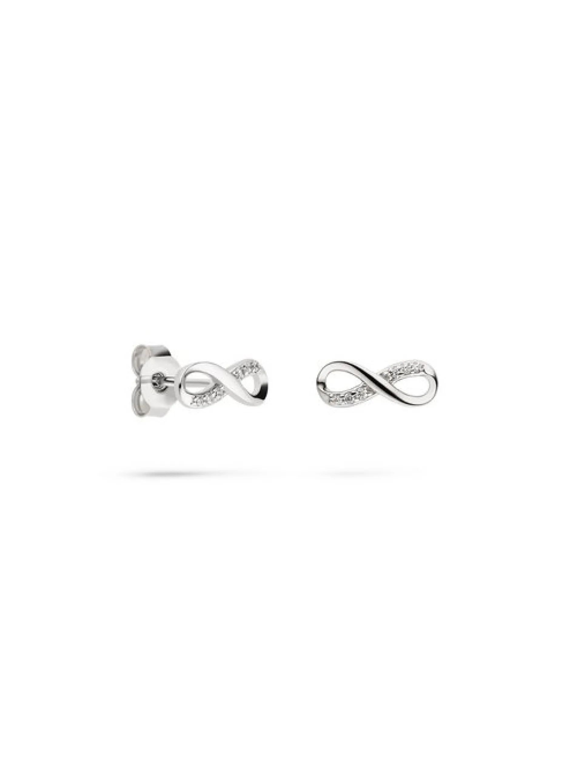 s.Oliver Damen Ohrstecker - Infinity in silber