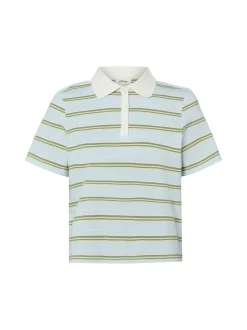 s.Oliver Damen Poloshirt in hellblau oliv