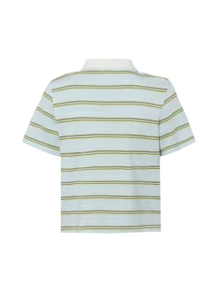 s.Oliver Damen Poloshirt in hellblau oliv