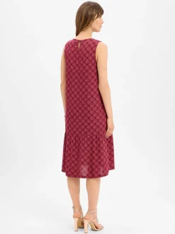 s.Oliver Damen Sommerkleid in bordeaux pink