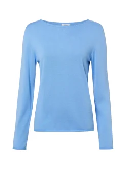 s.Oliver Damen Strickpullover in blau - Ärmel: langarm