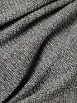 s.Oliver Damen Strickpullover mit Wollanteil in grau