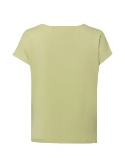 s.Oliver Damen T-Shirt in lind - Ausschnitt: Rundhals