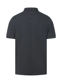 s.Oliver Herren Poloshirt in anthrazit - Ärmel: kurzarm