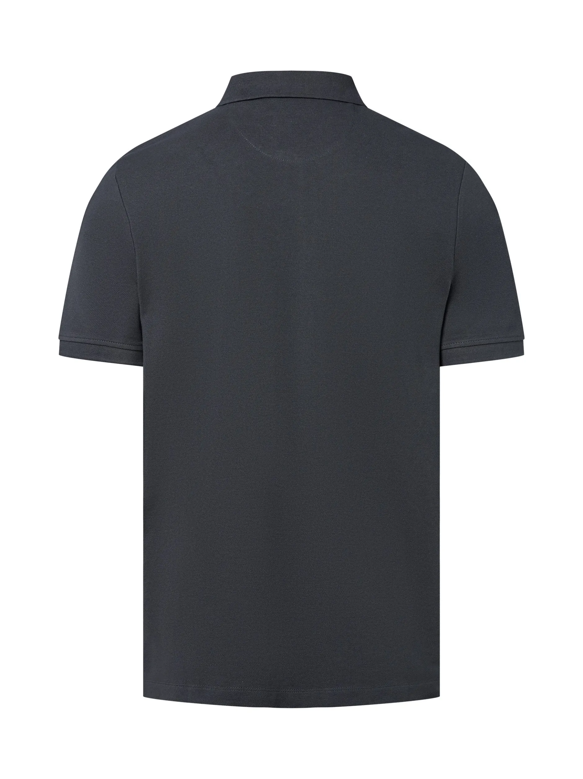 s.Oliver Herren Poloshirt in anthrazit - Ärmel: kurzarm
