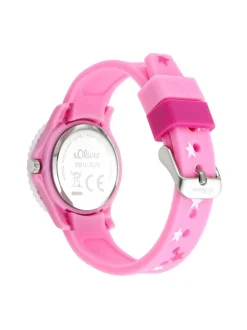 s.Oliver Mädchen Armbanduhr - The Magic Time in pink
