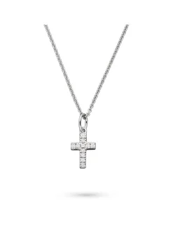s.Oliver Mädchen Halskette - Cross in silber