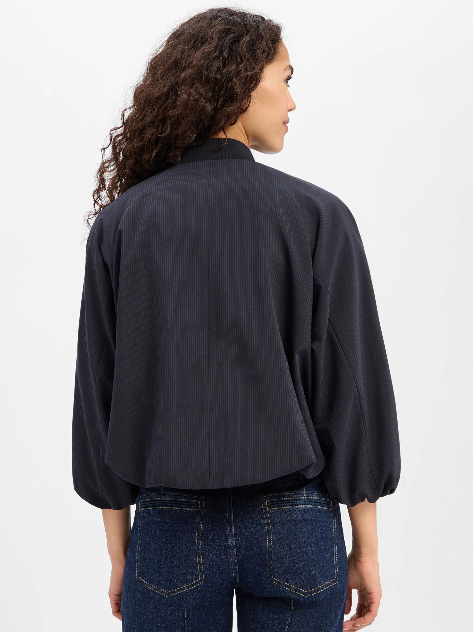 Someday Damen Blouson - Noela in marine