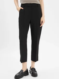 Someday Damen Bundfaltenhose - Cisan Fine in schwarz
