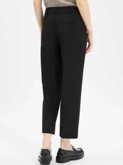 Someday Damen Bundfaltenhose - Cisan Fine in schwarz