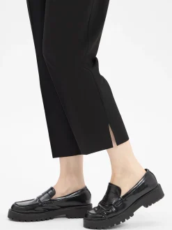 Someday Damen Bundfaltenhose - Cisan Fine in schwarz