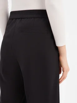 Someday Damen Stoffhose - Charlie cropped in schwarz