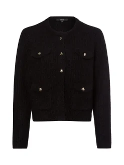 Someday Damen Strickjacke mit Mohair Anteil - Tinara in schwarz