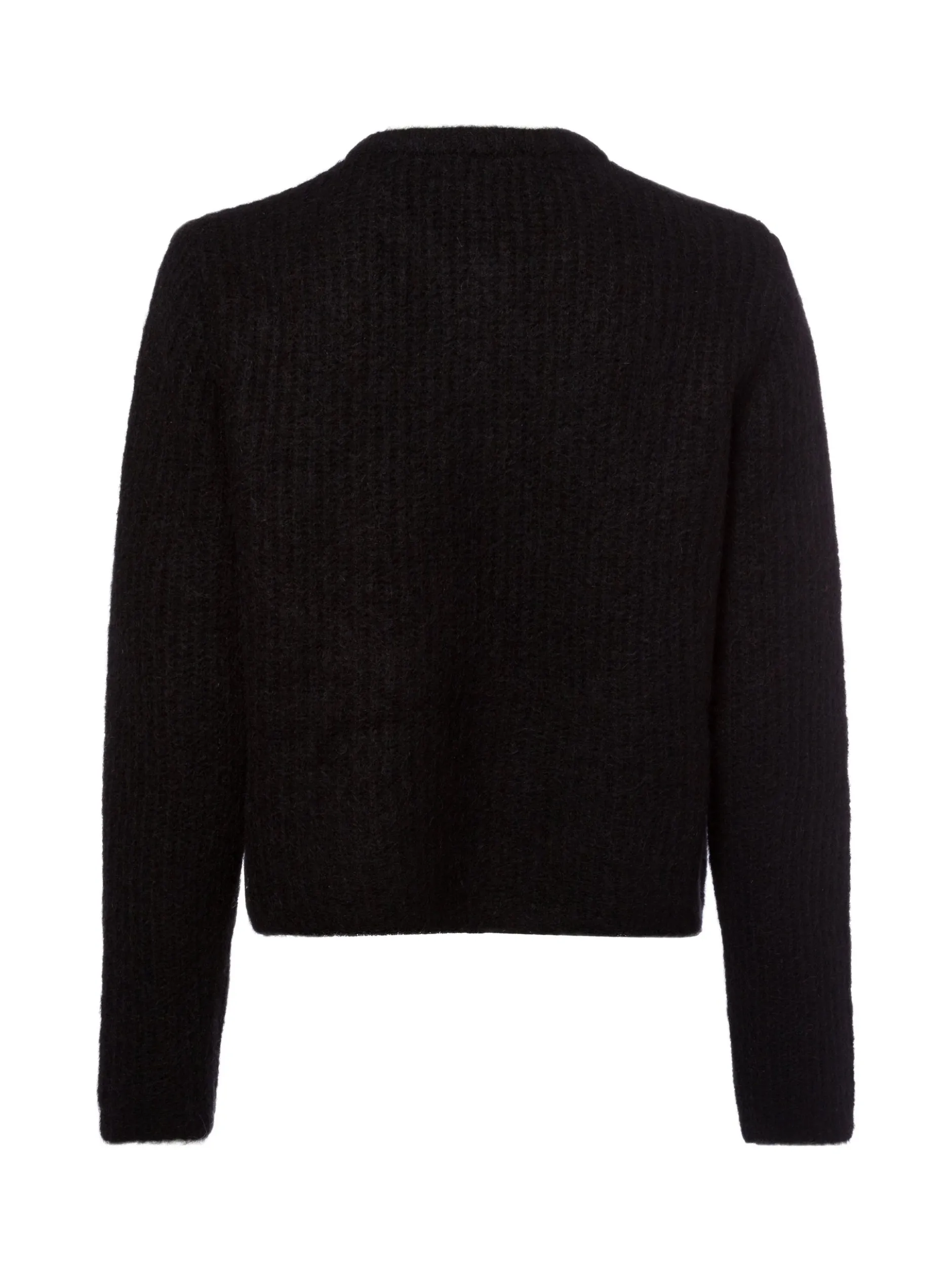 Someday Damen Strickjacke mit Mohair Anteil - Tinara in schwarz