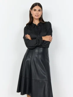 soyaconcept® Damen A-Linien-Rock - SC-Beckie in schwarz
