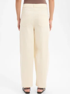 soyaconcept® Damen Barrel Jeans - Bess 4-c in sand
