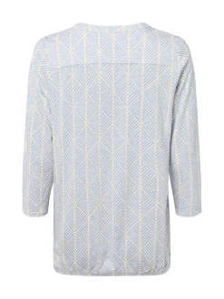 soyaconcept® Damen Blusenshirt - SC-Felicity in beige hellblau