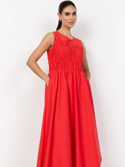 soyaconcept® Damen Midikleid - SC-Netti in rot