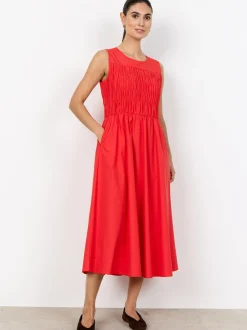 soyaconcept® Damen Midikleid - SC-Netti in rot