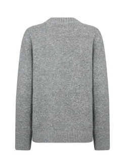 soyaconcept® Damen Strickpullover - SC-Audrey in grau silber