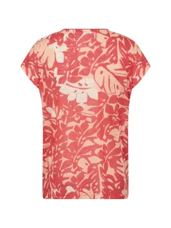 soyaconcept® Damen T-Shirt - SC-Aretha in rot aprikot