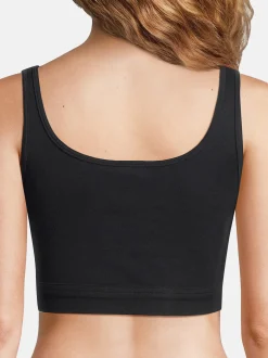 SPEIDEL Damen Bustier - 2er Pack Bio Cotton in schwarz