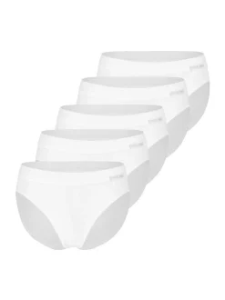 SPEIDEL Damen Jazz Pants - 5er Pack bio.cotton Sport Edition in weiß