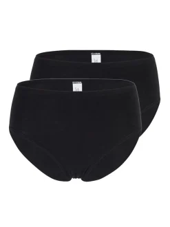 SPEIDEL Damen Midi Slip - 2er Pack bio.cotton Plus in schwarz