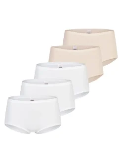 SPEIDEL Damen Panty - 5er Pack Cotton & More in braun