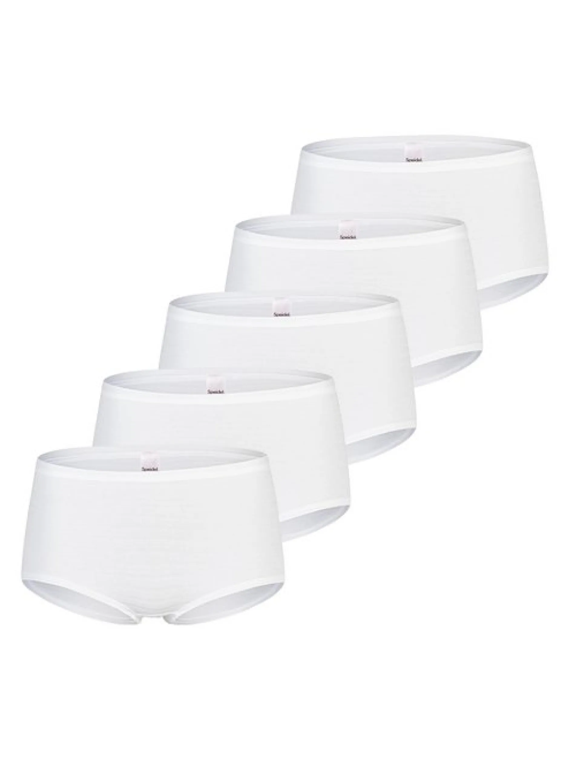 SPEIDEL Damen Panty - 5er Pack Cotton & More in weiß