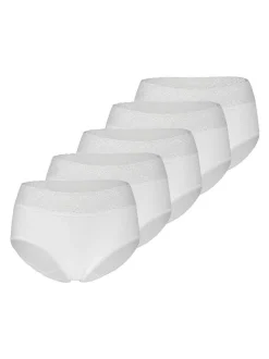 SPEIDEL Damen Taillen Slip - 5er-Pack Natalie in weiß