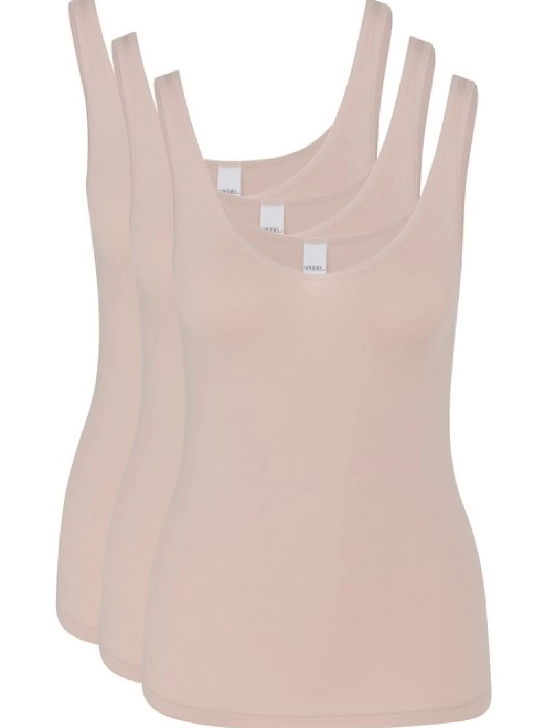 SPEIDEL Damen Unterhemd - 3er Pack Softfeeling in beige