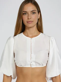 Spieth & Wenksy Damen Dirndlbluse - Heidemarie in weiß