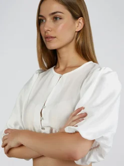 Spieth & Wenksy Damen Dirndlbluse - Heidemarie in weiß