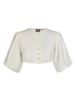 Spieth & Wenksy Damen Dirndlbluse - Heidemarie in weiß
