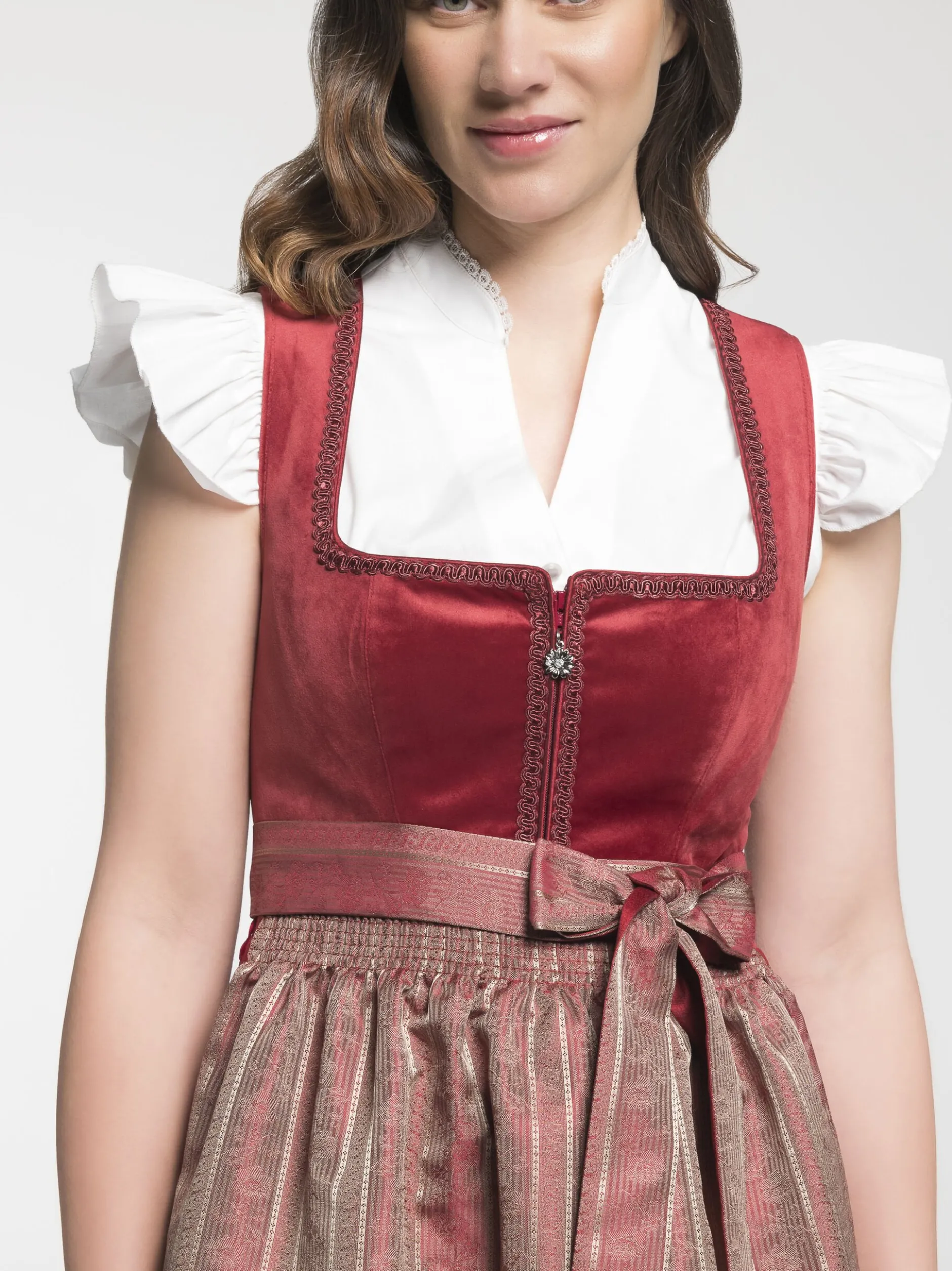 Spieth & Wenksy Damen Dirndl - Diandra in rot