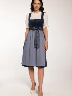 Spieth & Wenksy Damen Dirndl - Glada in blau