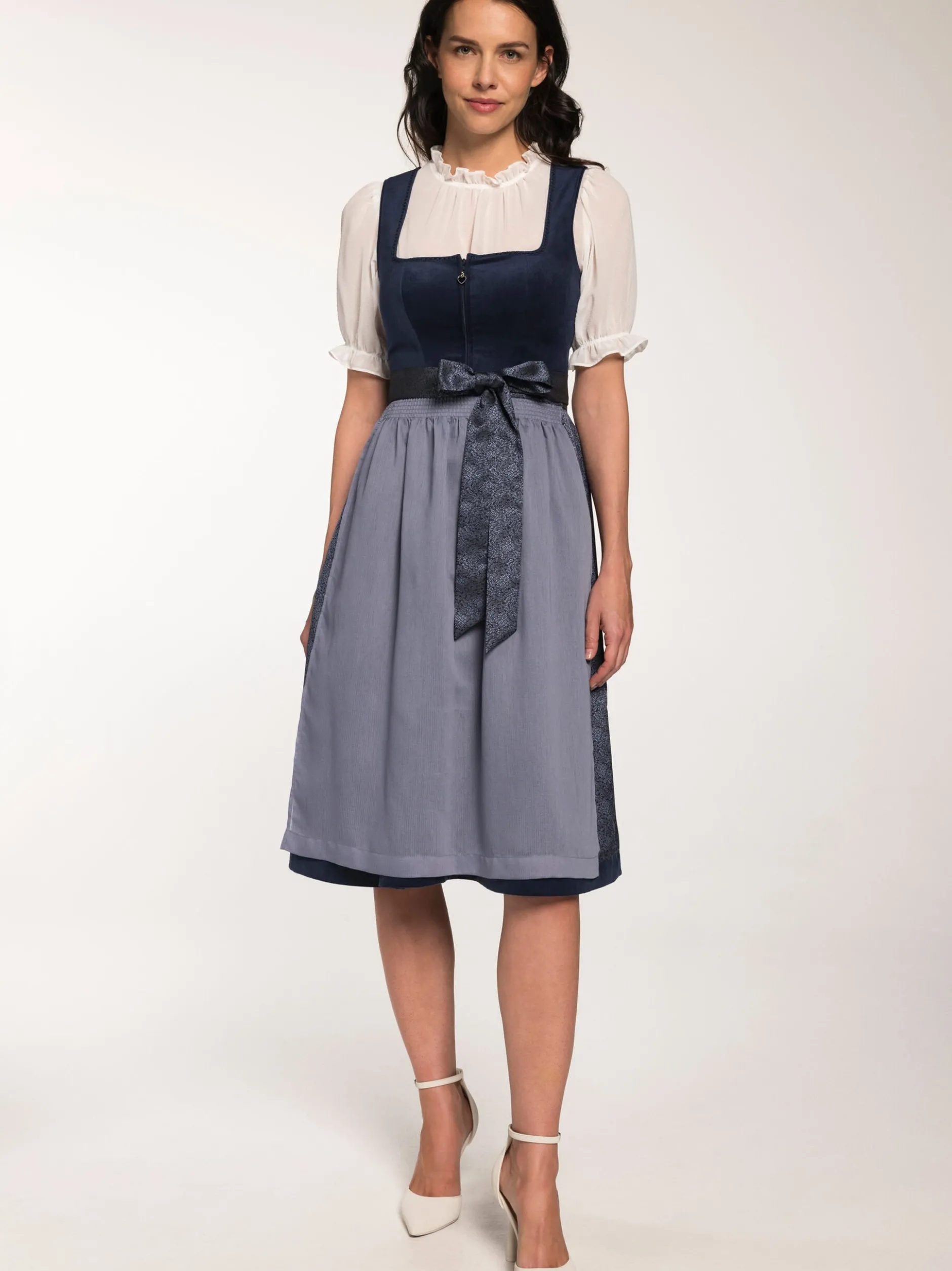 Spieth & Wenksy Damen Dirndl - Glada in blau
