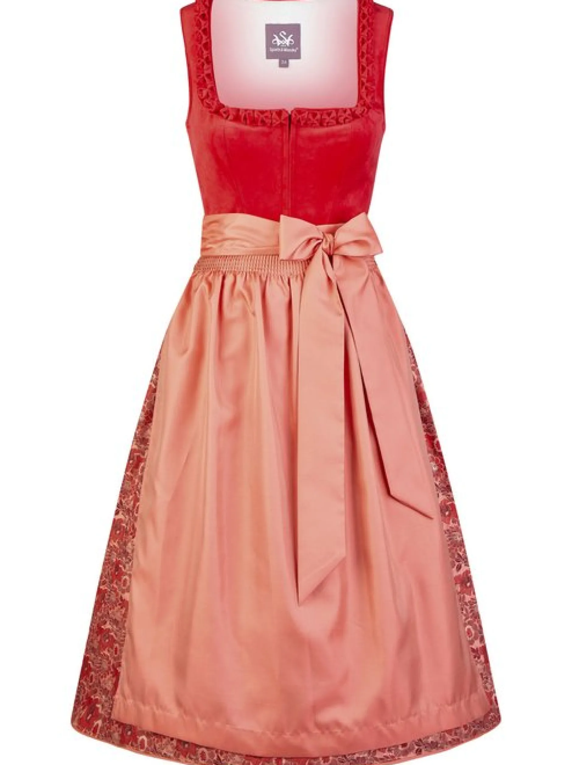 Spieth & Wenksy Damen Dirndl - Gloria in rot