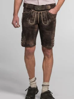 Spieth & Wenksy Herren Lederhose - Alex in braun