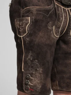 Spieth & Wenksy Herren Lederhose - Alex in braun